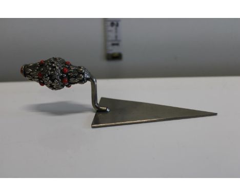 An unusual ceremonial trowel 