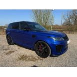 RANGE ROVER SPORT 5.0 P575 V8 * SVR* AUTOMATIC (71 -REG) * PAN ROOF * MAIN DEALER HISTORY !!!