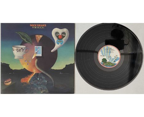 NICK DRAKE - PINK MOON LP (ORIGINAL UK COPY - ISLAND ILPS 9184). A very well-kept original UK copy of the third, and sadly fi