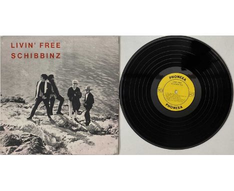 SCHIBBINZ - LIVIN' FREE LP (PHONEXA - ORIGINAL PRESSING). It's holy grail time for garage collectors with the brilliant LP Li