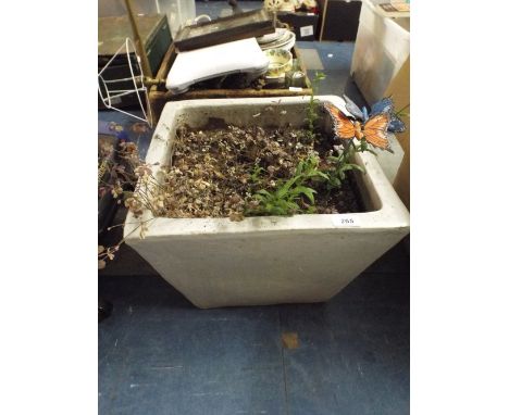 A Glazed Patio Planter 