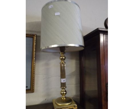 A Brass Table Lamp