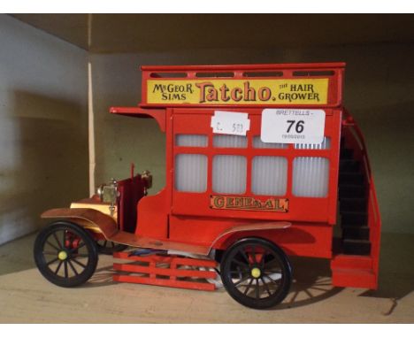 A Novelty Night Light in  The Form of a London Omnibus 