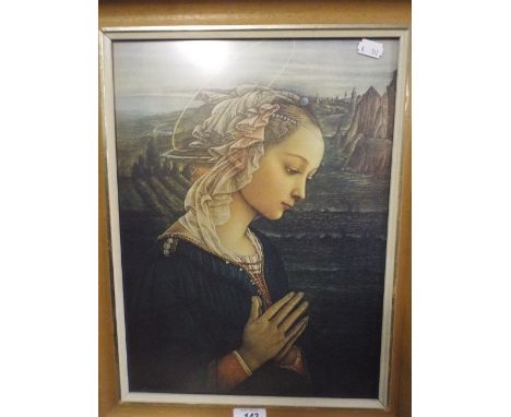 A Framed Print of A Maiden