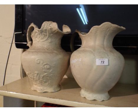 Two Ceramic Ewers 