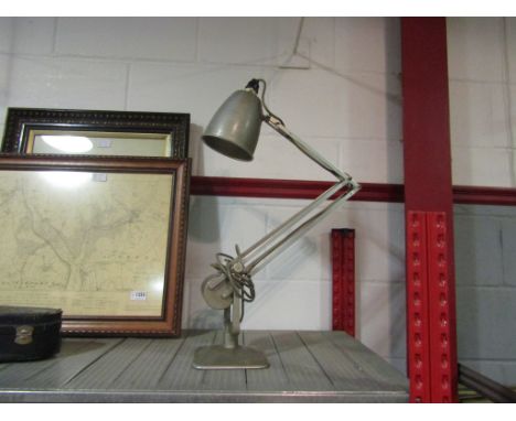 A retro Anglepoise lamp