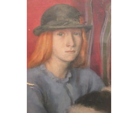 Portrait of Celia Bedford, inscribed to the reverse on the canvas 'Celia Bedford', oil on canvas, 54 x 40 cmCondition report: