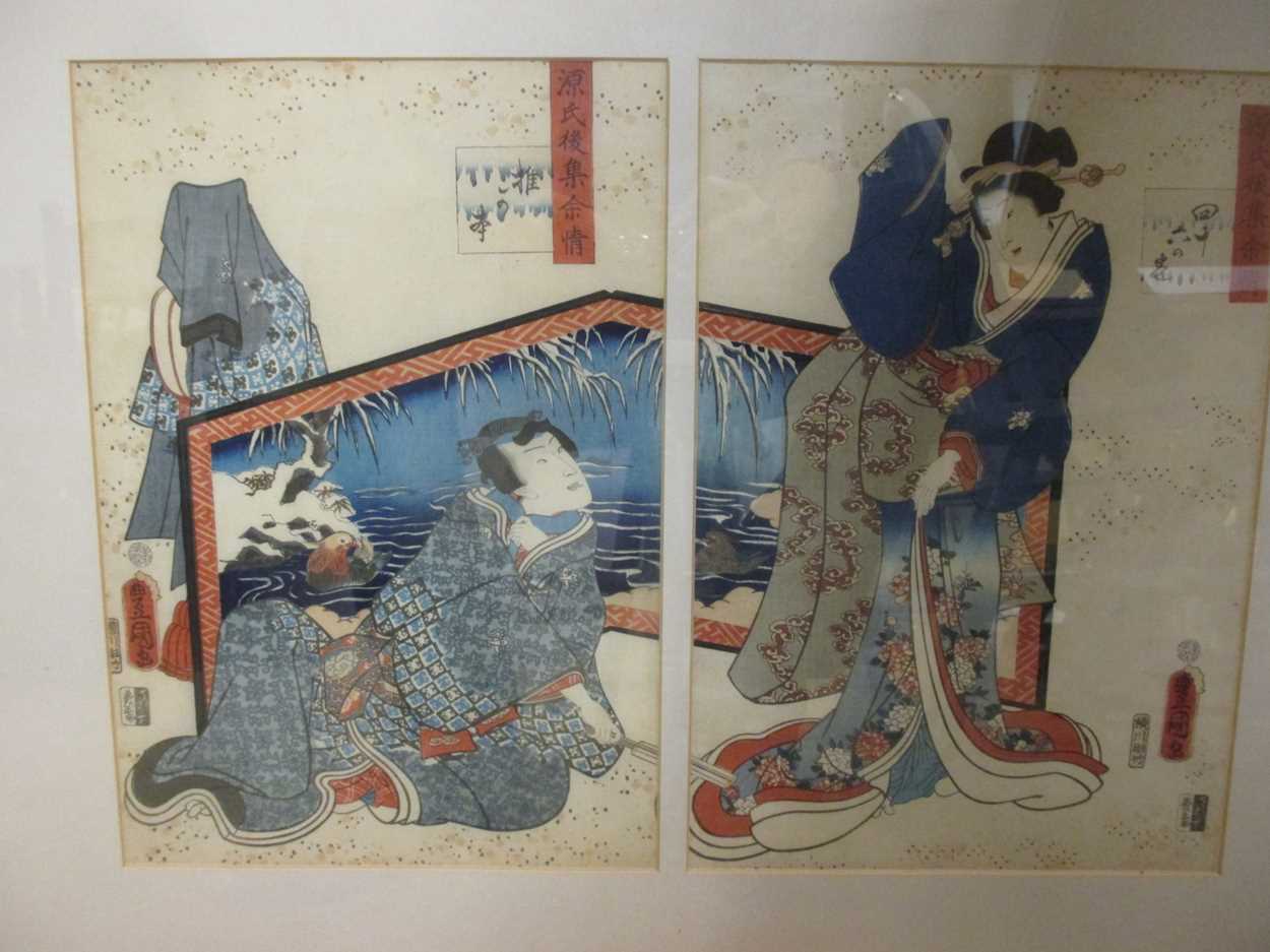 Five various Japanese prints in - Cheffins Fine Art