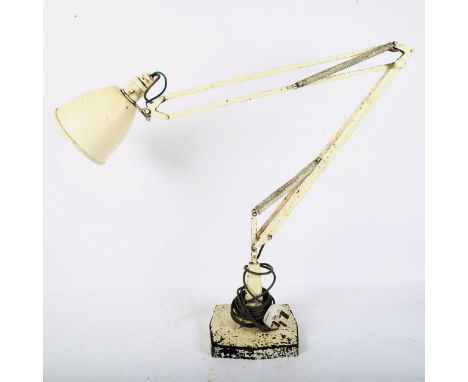 A rare Herbert Terry prototype anglepoise lamp, model no. 1208, unmarked 