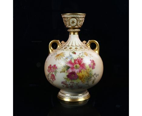 Royal Worcester Woodland Egg Coddler Soft Floral Pattern Vintage