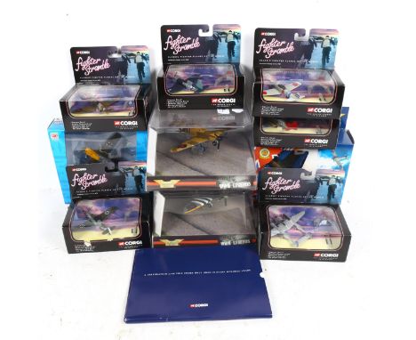 CORGI - 2 boxed WW2 Legends planes, and other boxed aeroplanes 