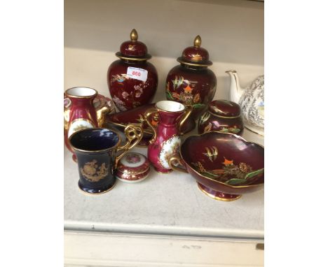 Various Carltonware and Limoges mixed lot of porcelain 