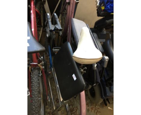 A step stool an mobility walker 