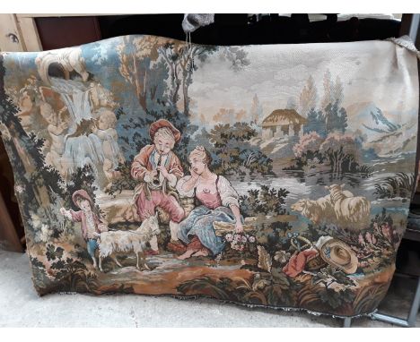 A large tapestry. 