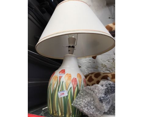 A table lamp 