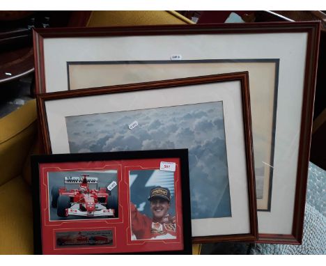'The Royal George', signed ltd edition print after Derek Gardner together with a spitfire print and a presentation photo of M