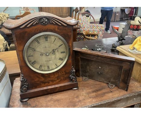 Marriot's of Islington Bracket clock circa 1860 - Approx height: 44cm 
