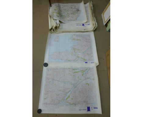 Assorted Ordnance Survey maps