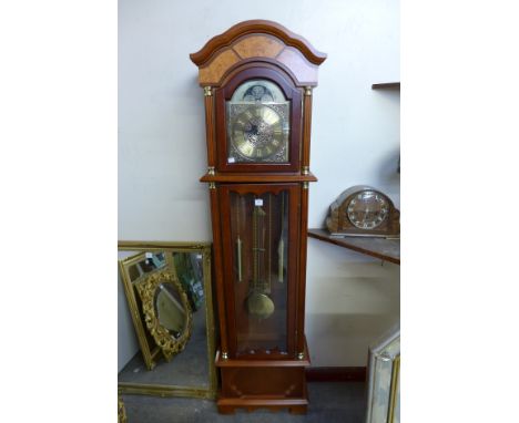 A reproduction longcase clock