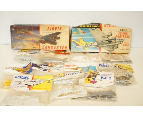 Collection of vintage unused air fix models, 11 unopened bags & 2 boxes 