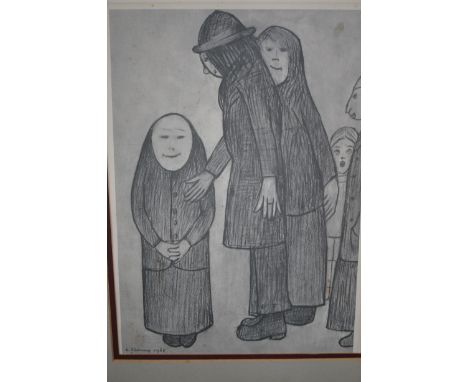 L S Lowry limited edition print 757/850 with limited blind stamp 