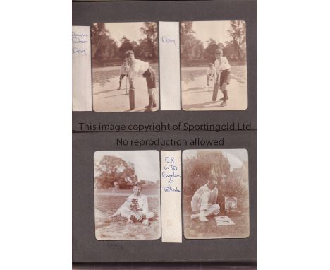 PHOTO ALBUM SPURS    A photo album being the property of Charles Roberts, longest serving Chairman of Tottenham Hotspur from 