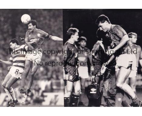 GLASGOW RANGERS      Eleven black &amp; white Press photographs of various size with paper notations on the reverse from 1980