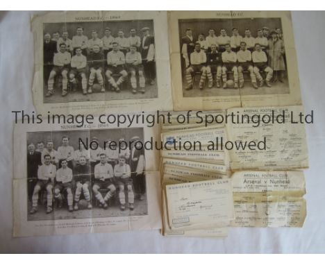 NUNHEAD   A collection of 86 selection cards in good condition sent to Nunhead player Ted Holton between 1934 and 1936. Comes