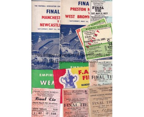 FA CUP FINALS     A collection of 41 FA Cup Final programmes 1949-2002 to include 1949 (paper abrasion at top of front cover)