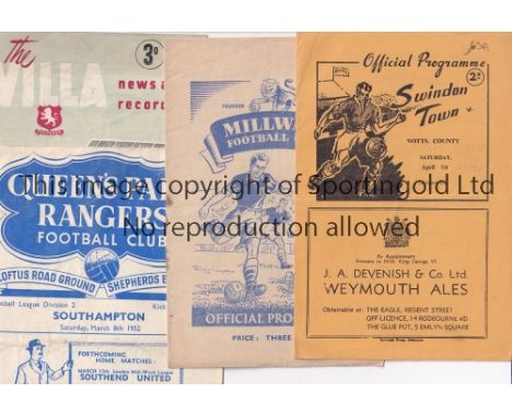 PROGRAMME MISCELLANY    A collection of 41 miscellaneous programmes 1946-1981 to include FA X1 v Combined Services at Notting