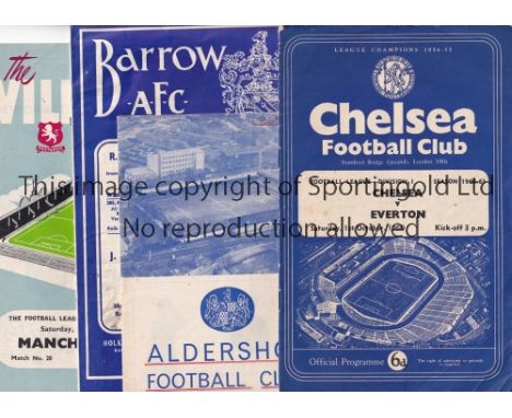 A-C     A collection of 180 programmes to include Aldershot , Aston Villa , Birmingham City , Bolton , Bradford City , Bradfo