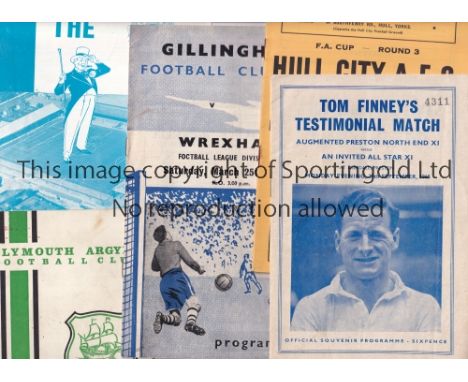 D-W     A collection of 230 programmes to include Doncaster Rovers, Everton , Gateshead , Gillingham , Hull City , Millwall ,