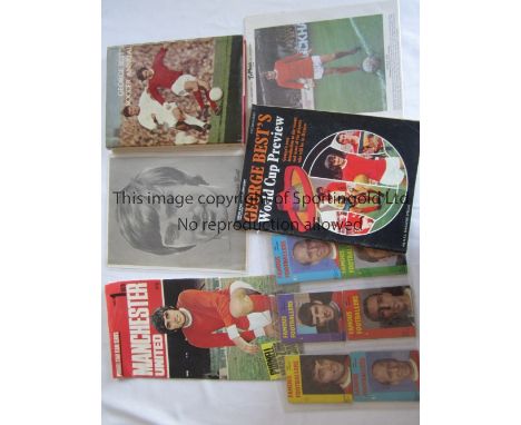 GEORGE BEST      A collection of related items including George Best's Soccer Annual No. 1 1968, a large sketch portrait by R