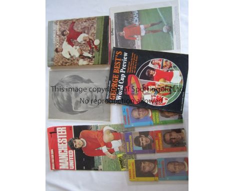 GEORGE BEST      A collection of related items including George Best's Soccer Annual No. 1 1968, a large sketch portrait by R