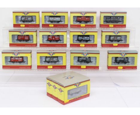 Model Railway: A collection of twelve, boxed, OO Gauge, Oxford Rail rolling stock wagons, together with one Triple Wagon Pack