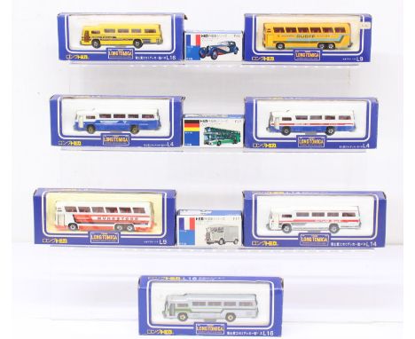 Tomy: A collection of seven boxed Tomy 1:100 Scale vehicles together with three other boxed Tomy vehicles. Contents appear in