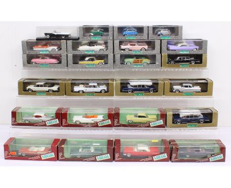 Vitesse: A collection of twenty-four boxed Vitesse 1:43 Scale vehicles. Contents appear in very good condition, some shelf we