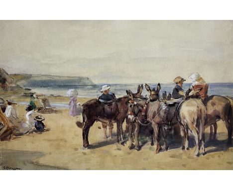 After John Atkinson (Staithes Group 1863-1924): ‘Whitby Sands’, large collection of prints pub. T B & R Jordan Fine Art Speci