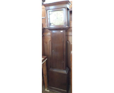 A 19th Century oak thirty hour longcase clock with brass dial marked Bens-Pulham