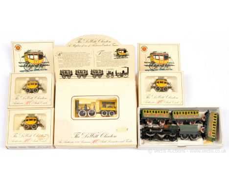 HO early 19th Century Locos and Rolling Stock comprising Bachmann 41-500 "DeWitt Clinton", 0-4-0 Loco with 4-wheel Tender alo