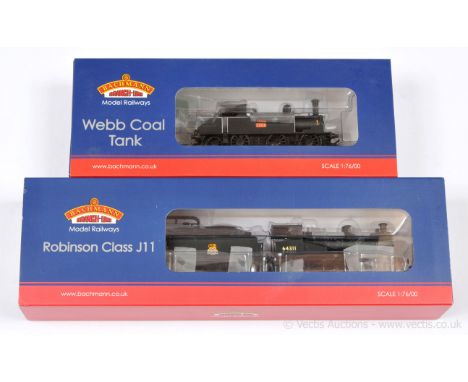 Bachmann OO Gauge pair of Steam Outline Locomotives consisting of Ref 31-319 0-6-0 Loco and Tender BR black Robinson Class J1