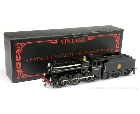 Darstaed/Vintage Trains O Gauge Modern Issue 0-6-0 Loco and Tender BR black J Class No.64649, 3-rail electric. Near Mint in N