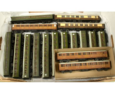 OO Gauge Superdetail Passenger Coaches comprising Hornby (China) 3 x LNER teak Gresley style (2 x All 3rd and 1 x Brake Compo
