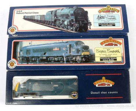 Bachmann OO Gauge Steam and Diesel Locos (ideal for spares) comprising 32-053 Bo-Bo BR blue Class 42 Warship Diesel No.D804 "