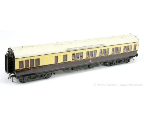 The Finescale Locomotive Company Gauge 1 1/32nd scale GWR 1st Class Restaurant Car No.9548.  Includes Excellent internal deta