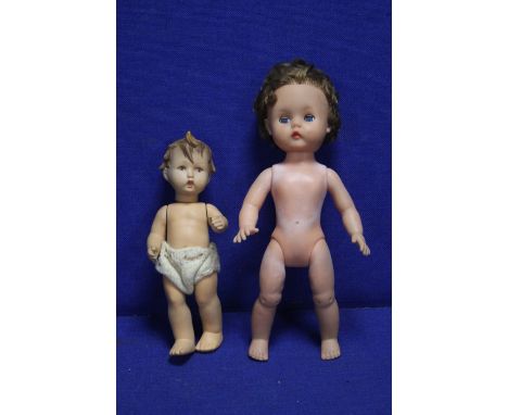 A GOEBEL DOLL TOGETHER WITH ANOTHER