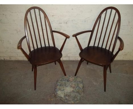 TWO ERCOL CARVER CHAIRS