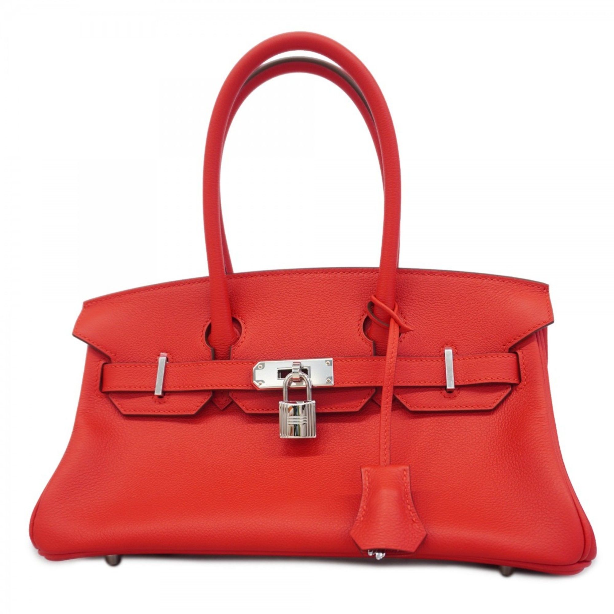 Hermes Hermès Birkin 29 Togo Shoulder Bag with Rouge Ladue K Stamp for Women