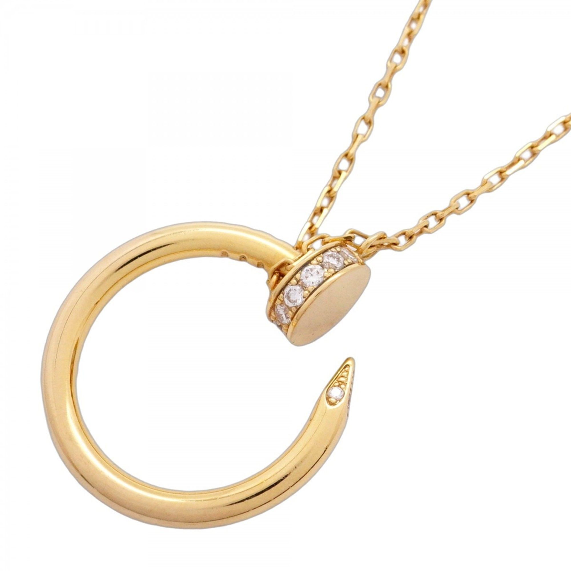 Cartier Juste un Clou necklace in 18K yellow gold with diamonds for women