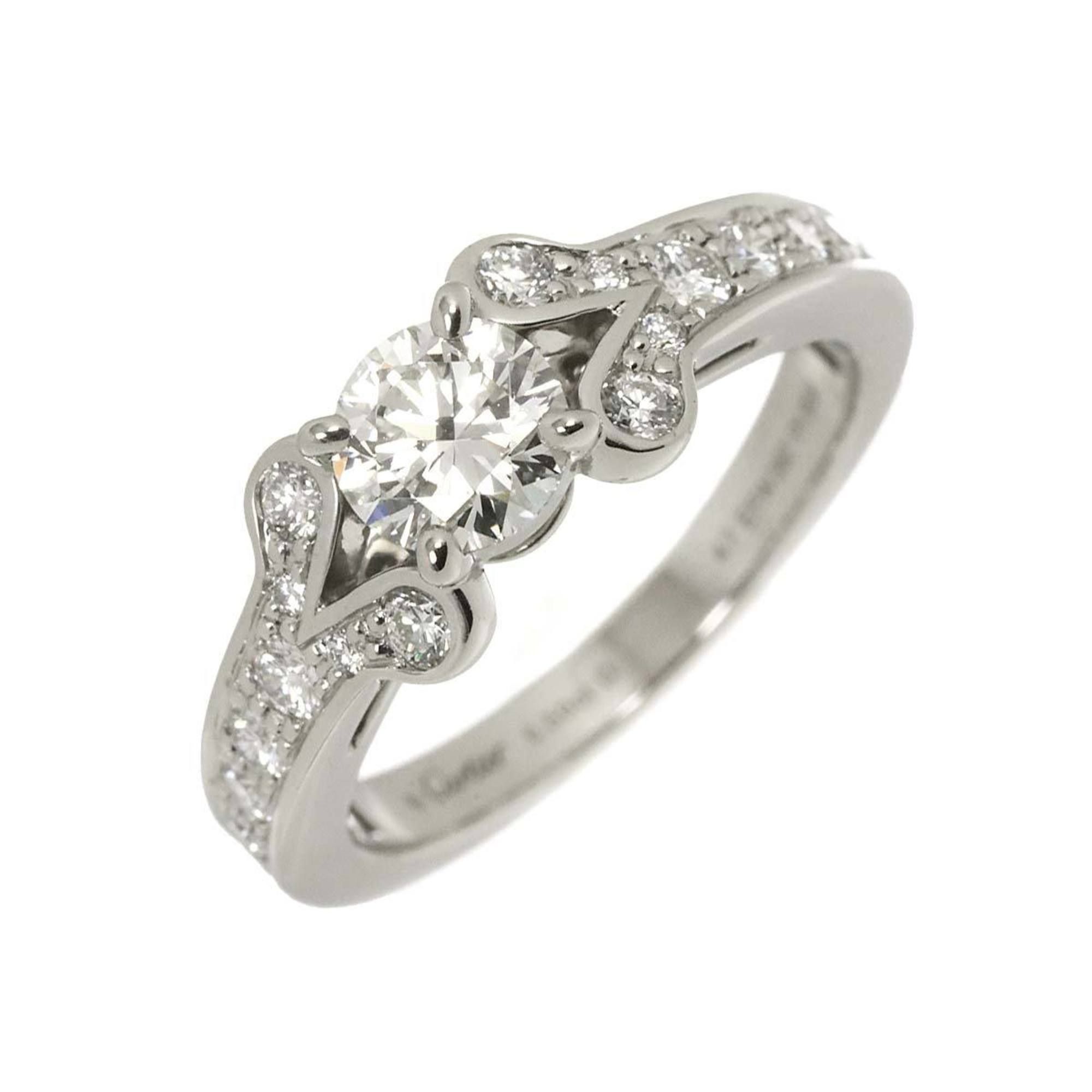 Cartier Ballerina Diamond 0.50ct H VS1 3EX #47 Ring Pt Platinum Ballerine